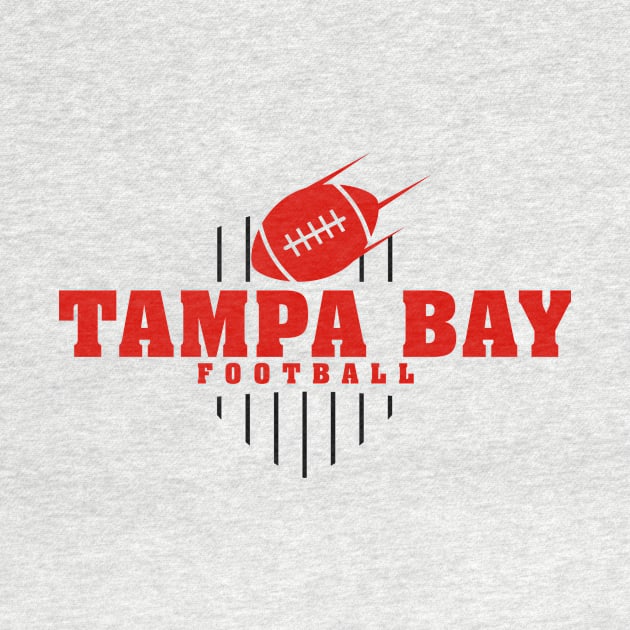 Tampa Bay Football Team Color by Toogoo